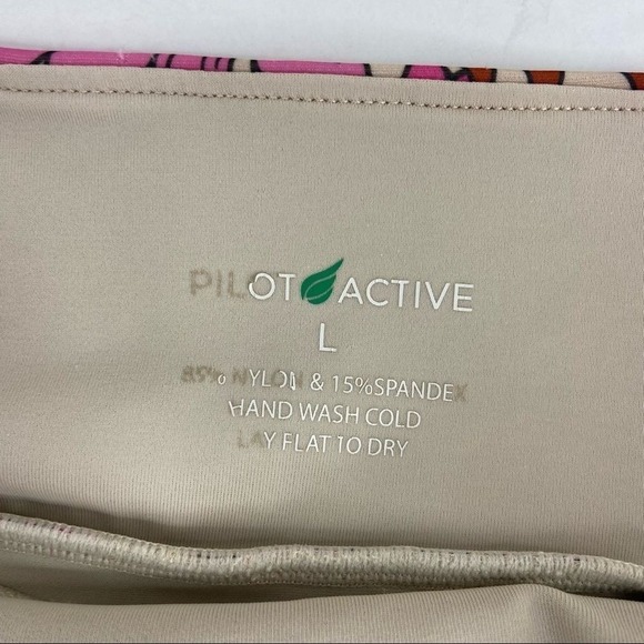 PILOT ACTIVE  Floral Underwire High-Waisted Bikini Swim Suit Size Large - Picture 3 of 5